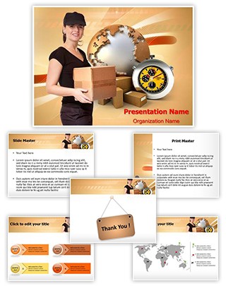 Parcel Delivery Editable PowerPoint Template