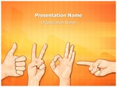 Multitouch Gestures Editable PowerPoint Template