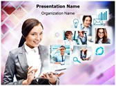 Team Communication Editable PowerPoint Template