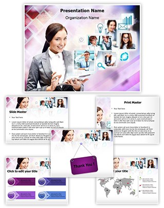 Team Communication Editable PowerPoint Template