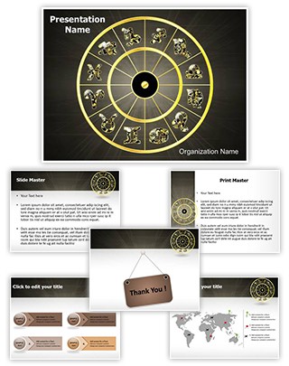 Zodiac Signs Editable PowerPoint Template