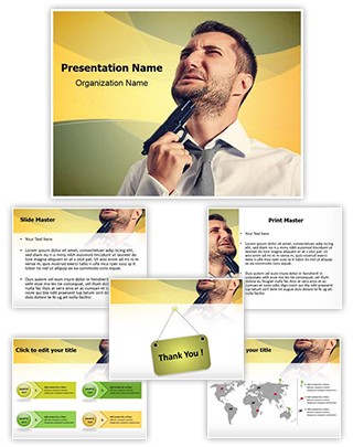 Suicide Editable PowerPoint Template