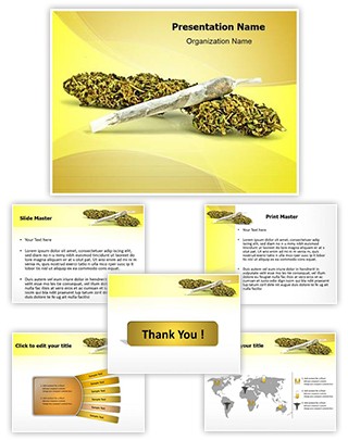 Cannabis Editable PowerPoint Template