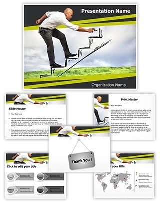 Career Growth Editable PowerPoint Template