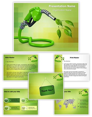 Natural Biofuel Editable PowerPoint Template