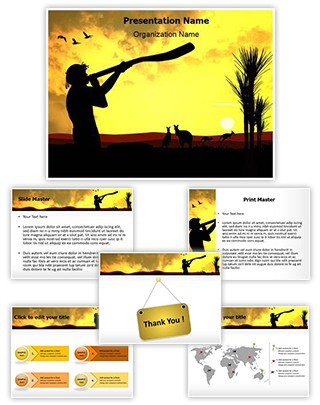 Aboriginal Population Editable PowerPoint Template