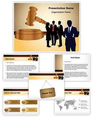 Business Law Editable PowerPoint Template