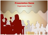 Drinking Dining Restaurant Editable PowerPoint Template