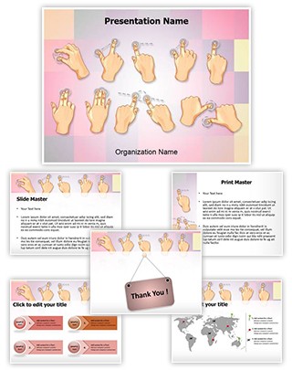 Hand Multitouch Gestures