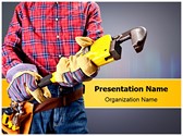 Plumber Wrench Editable PowerPoint Template