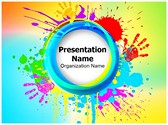 India Holi Festival Editable PowerPoint Template