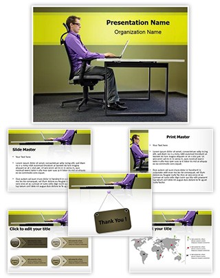 Office Ergonomics Editable PowerPoint Template
