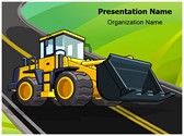 JCB Truck Editable PowerPoint Template