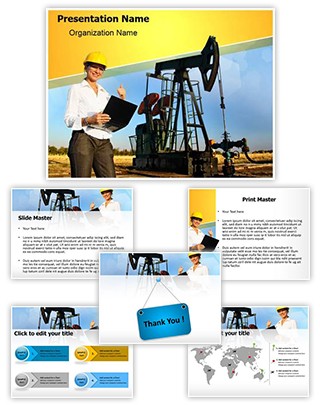 Engineer Oilfield Editable PowerPoint Template