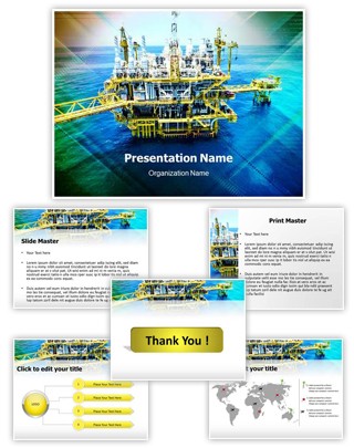 Oil Refinary Editable PowerPoint Template