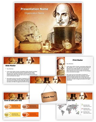 William Shakespeare Plays Editable PowerPoint Template