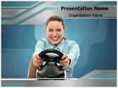 Game Steering Wheel Editable PowerPoint Template