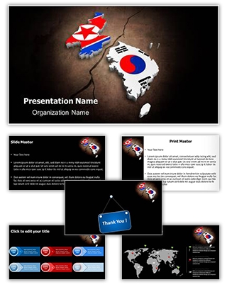 Korean Crisis Editable PowerPoint Template