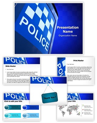 Police Station Editable PowerPoint Template