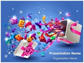 Gift Box Editable PowerPoint Template