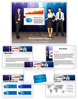 Corporate Presentation Teamwork Editable PowerPoint Template