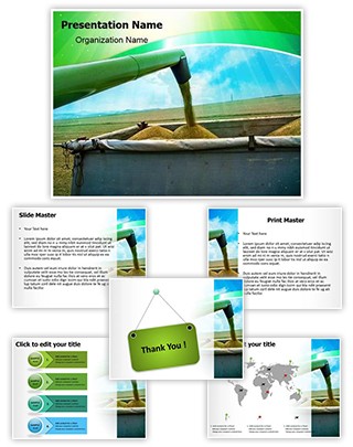 Agricultural Equipments Editable PowerPoint Template