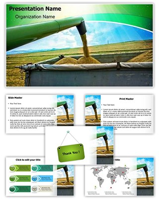 Agricultural Equipments Editable PowerPoint Template