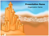 Beach Summer Holiday Editable PowerPoint Template