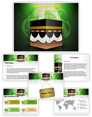 Kaaba Islam Editable PowerPoint Template