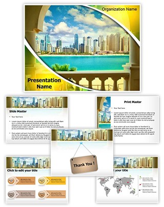 Dubai Tourism Editable PowerPoint Template