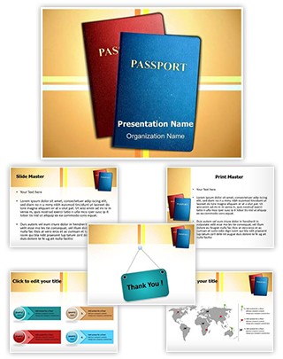 Citizenship Passports Editable PowerPoint Template