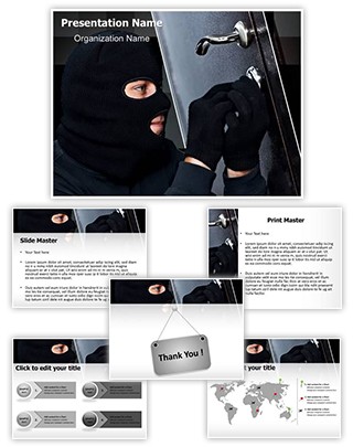 Burglar Editable PowerPoint Template