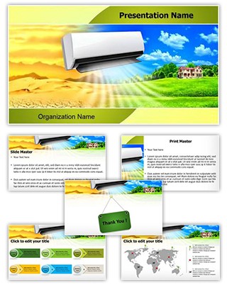Air Conditioning Editable PowerPoint Template