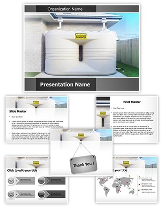 Water Tanks Editable PowerPoint Template