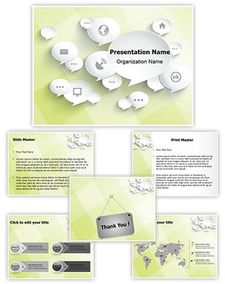 Digital Media Editable PowerPoint Template