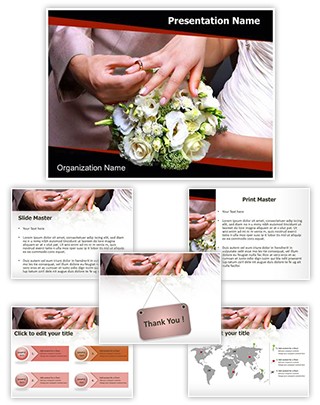 Wedding Ring Ceremony Editable PowerPoint Template