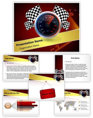 Speedometer Editable PowerPoint Template