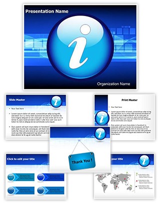 Information And Assistance Editable PowerPoint Template