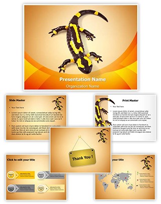 Toxic Amphibian Editable PowerPoint Template