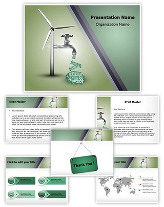 Save Energy Save Money Editable PowerPoint Template