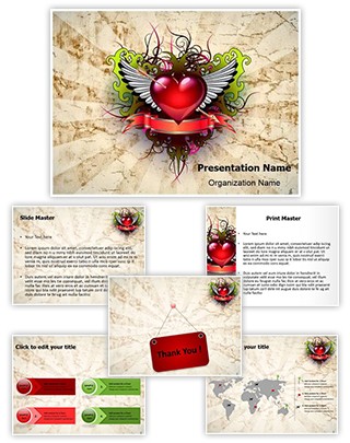 Valentine Day Editable PowerPoint Template