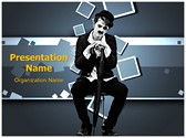 Charlie Chaplin Editable PowerPoint Template