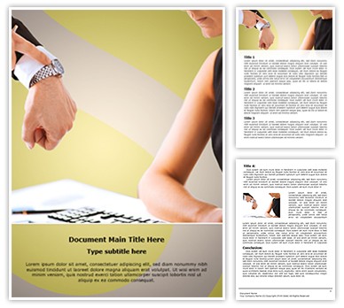 Discipline Editable Word Template