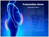 Over Weight Man Editable PowerPoint Template