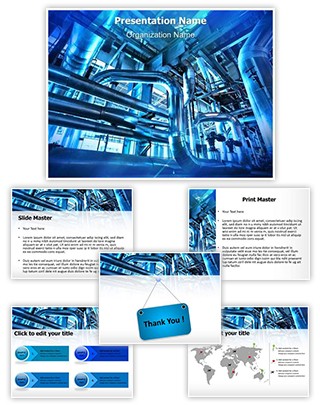 Industrial Power Plant Editable PowerPoint Template