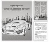 3D Modeling Wireframe Editable PowerPoint Template