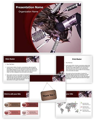 Hair Style Editable PowerPoint Template