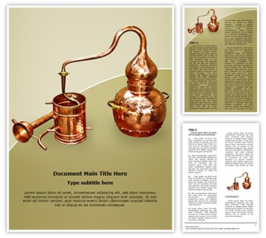 Distillation Editable Word Template