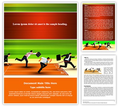Business Competition Winner Editable Word Template