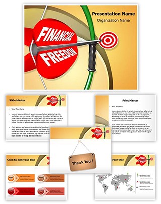 Financial Freedom Editable PowerPoint Template